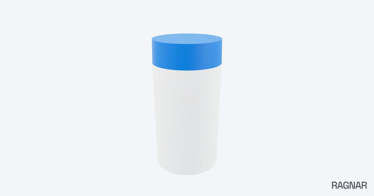 Snap-fit Supplement Bottle