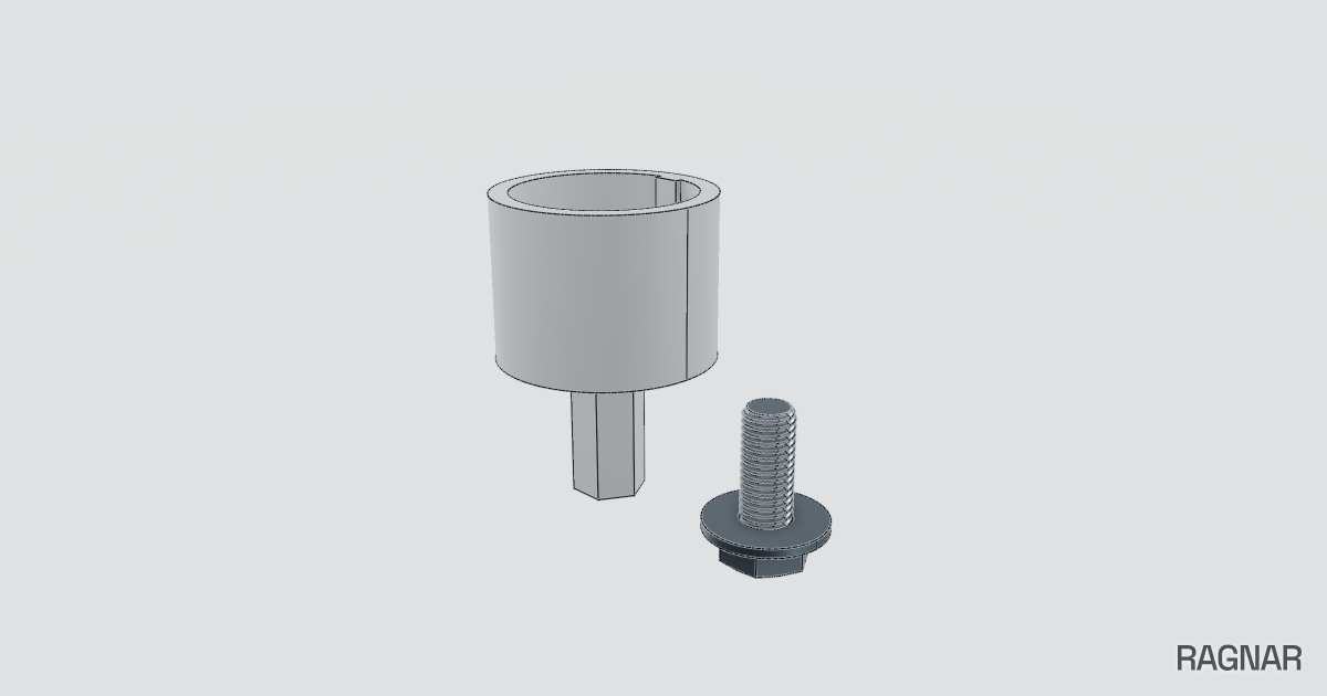 Hollow hex cylinder