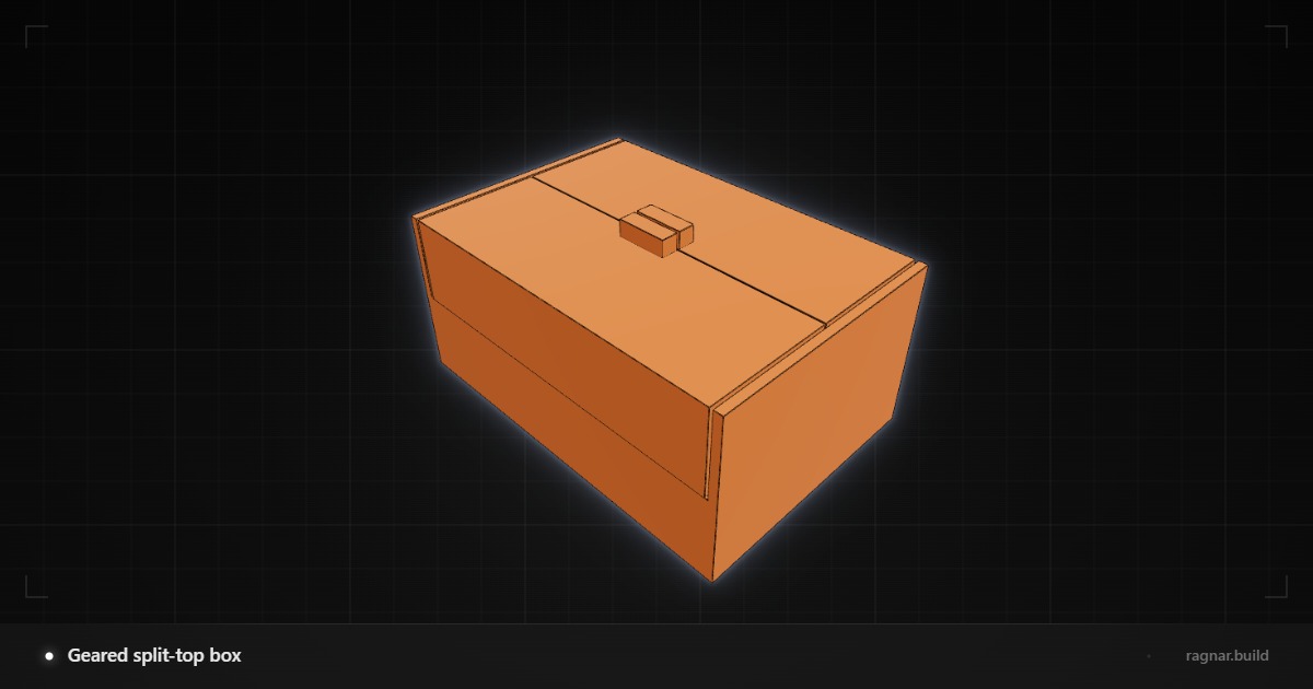Modified box butterfly lids