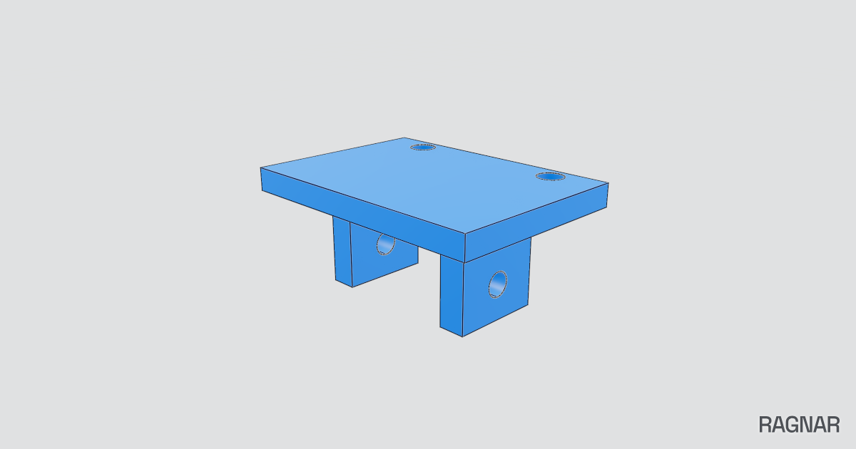 Robot Caster Bracket