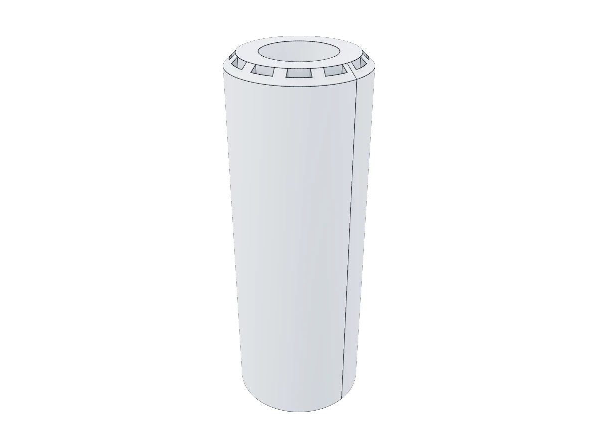 Ribbed Cylinder Sleeve