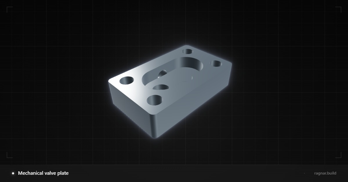 Mechanical valve plate