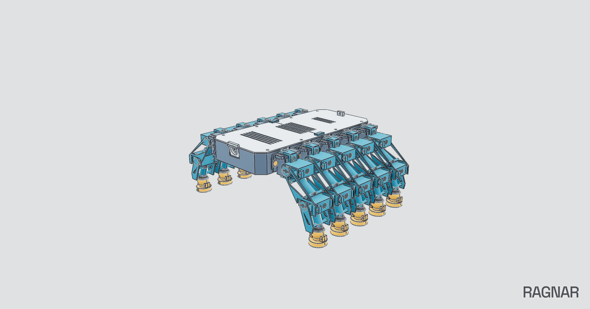 10-Legged Climbing Robot