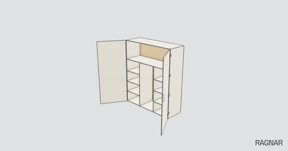 Large Wooden Wardrobe