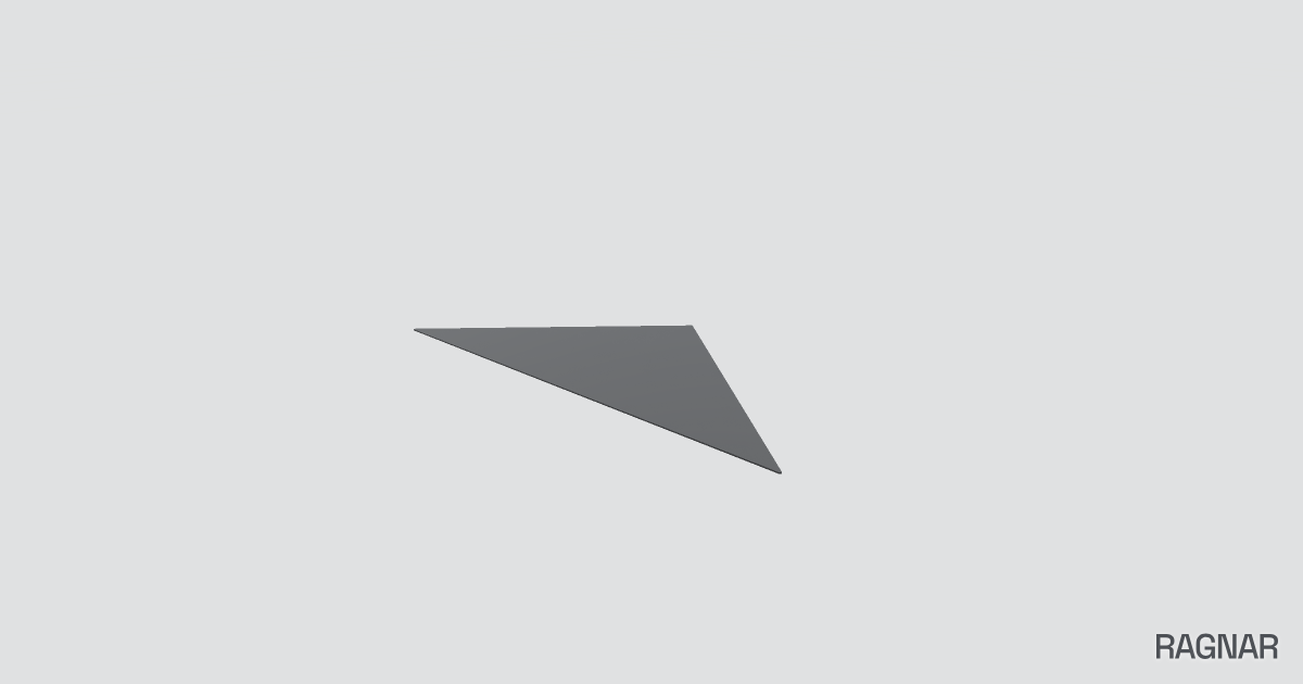 Triangular body panel