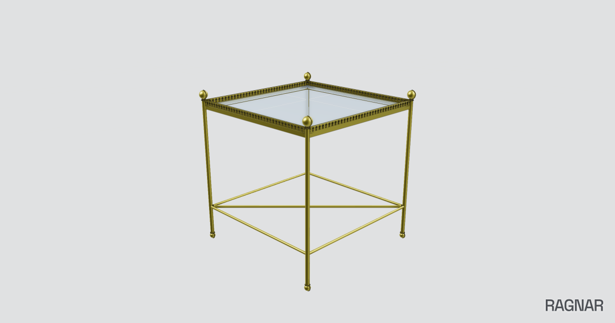 Brass Side Table