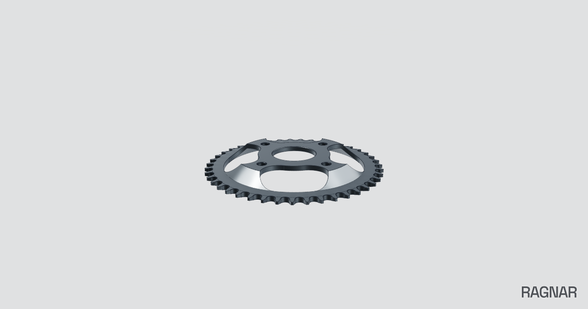 Motorcycle rear sprocket