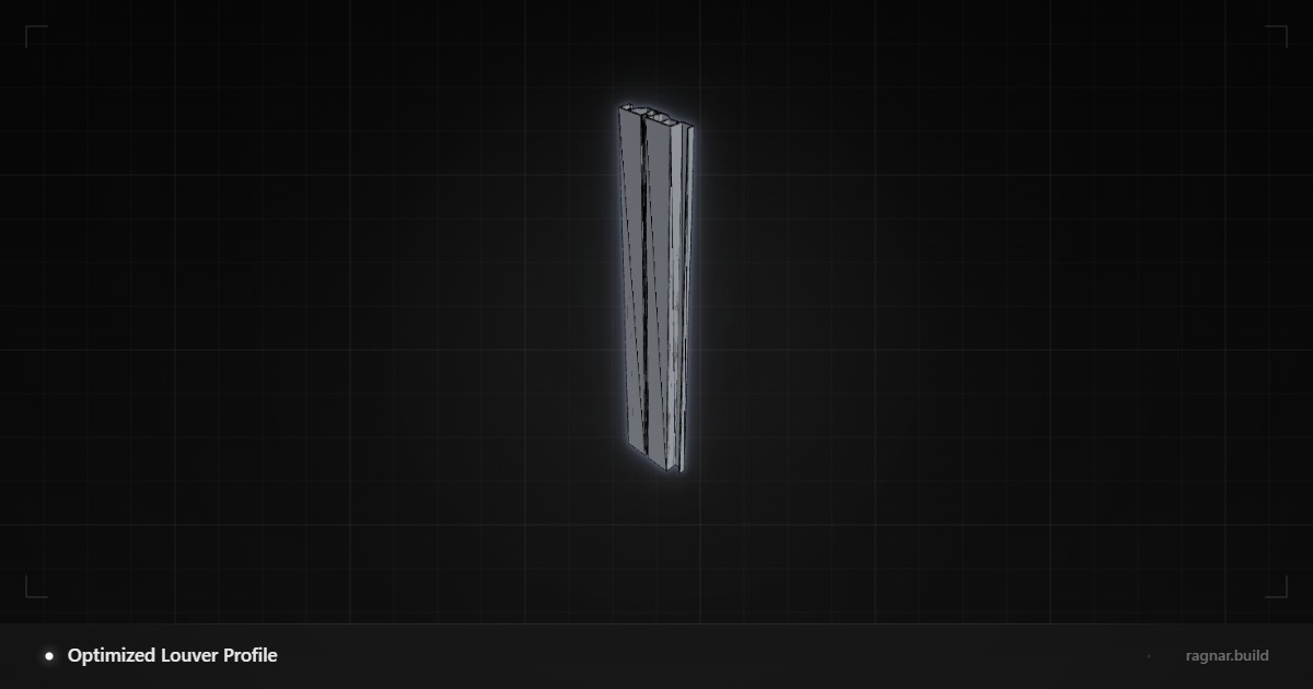 Optimized Louver Profile