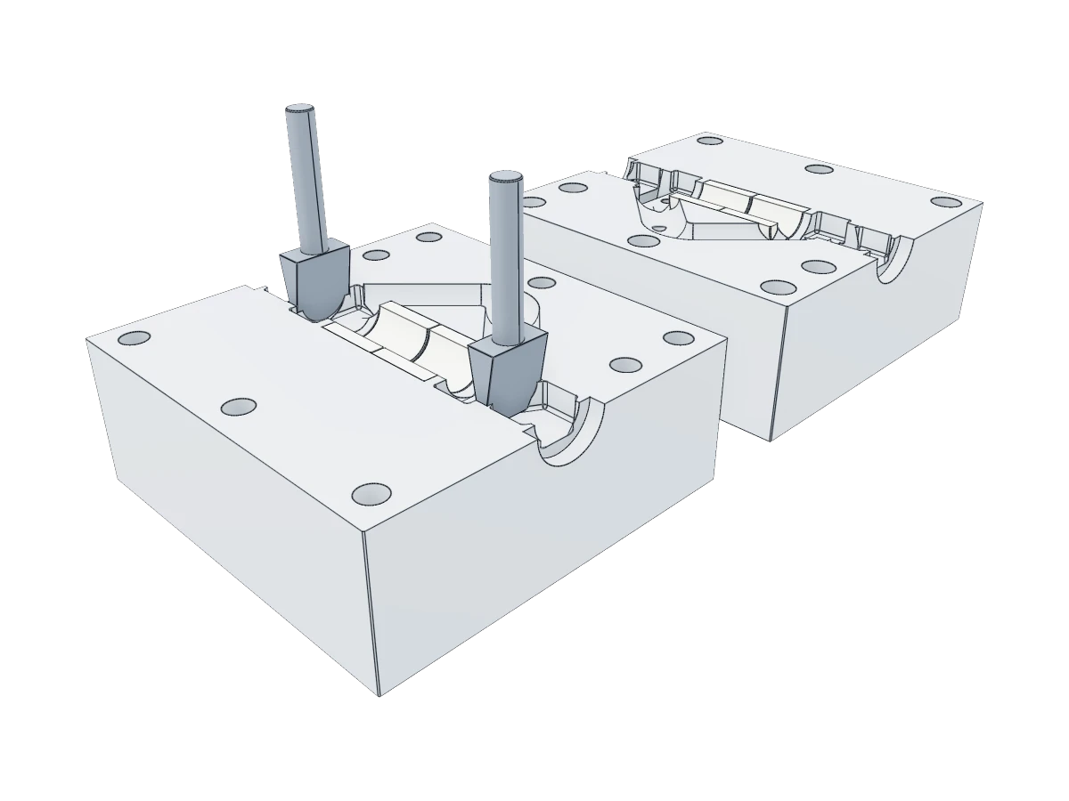 Square with circular shunt