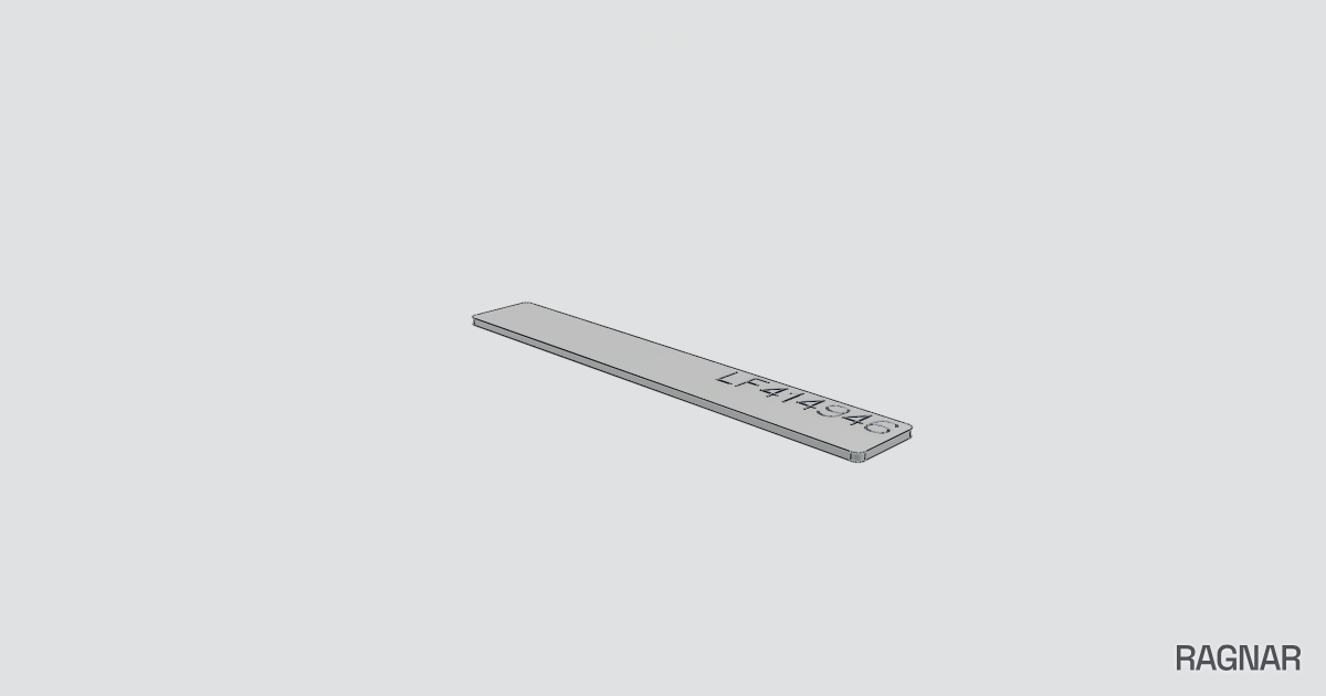 Custom Engraved Plate