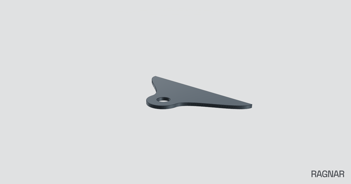 Rounded mounting plate