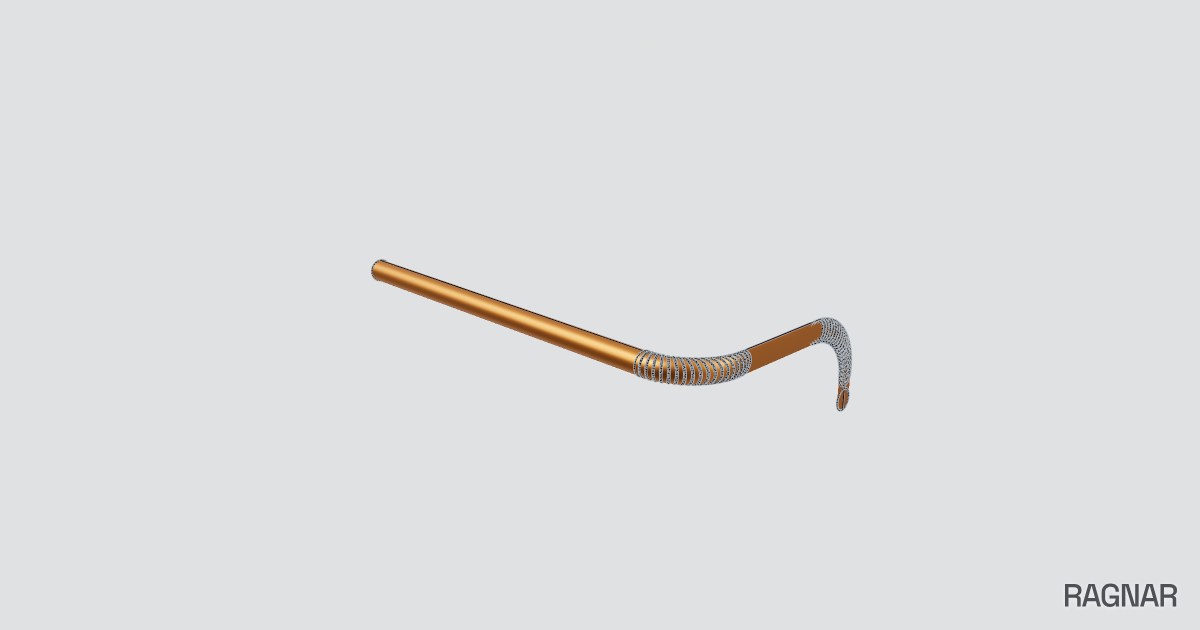 Cylindrical bent wire