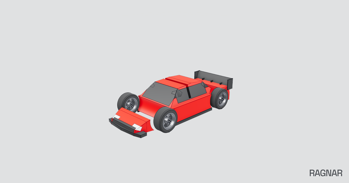Racecar Card Stand