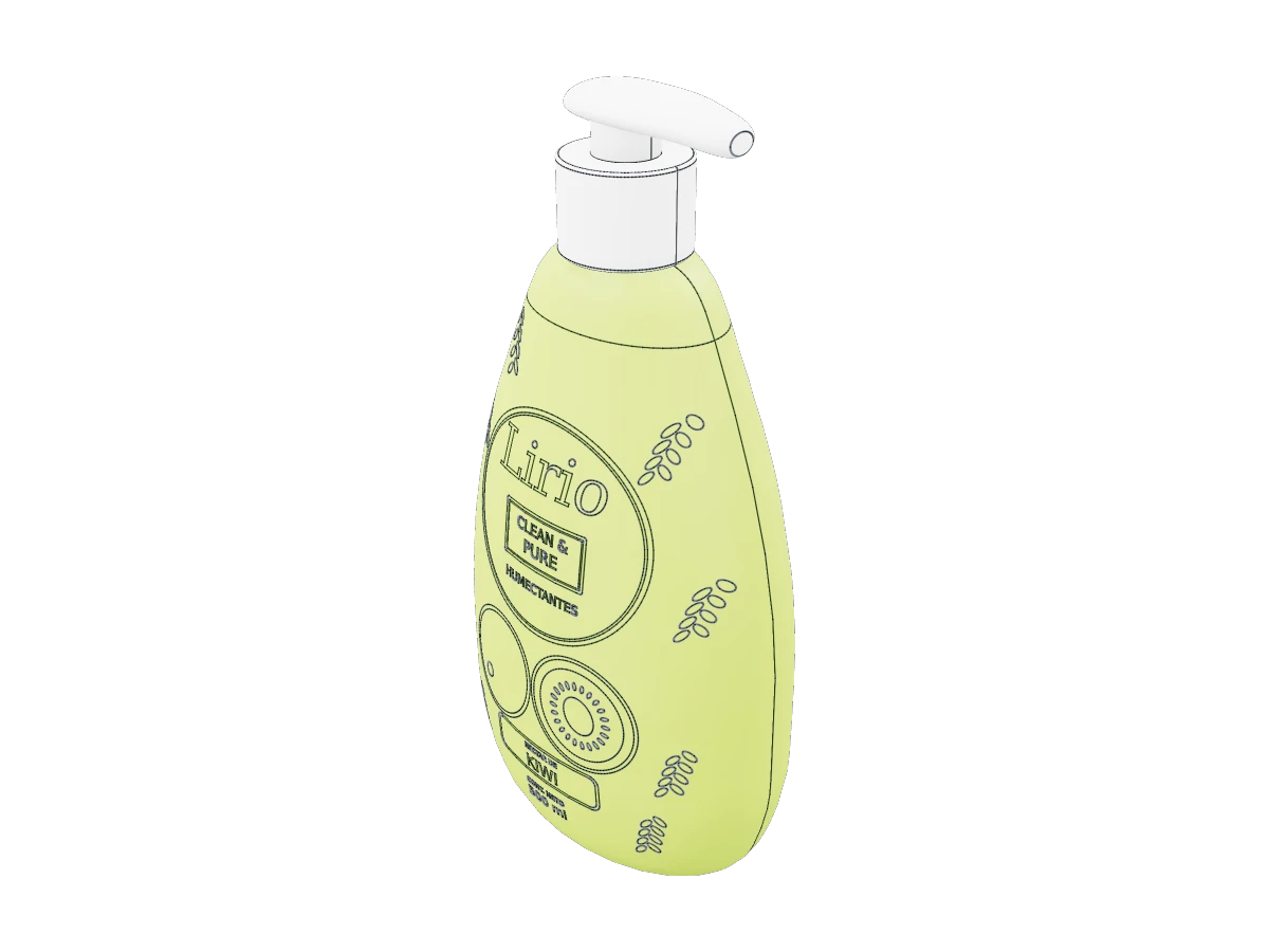 Lirio Soap Bottle Replica