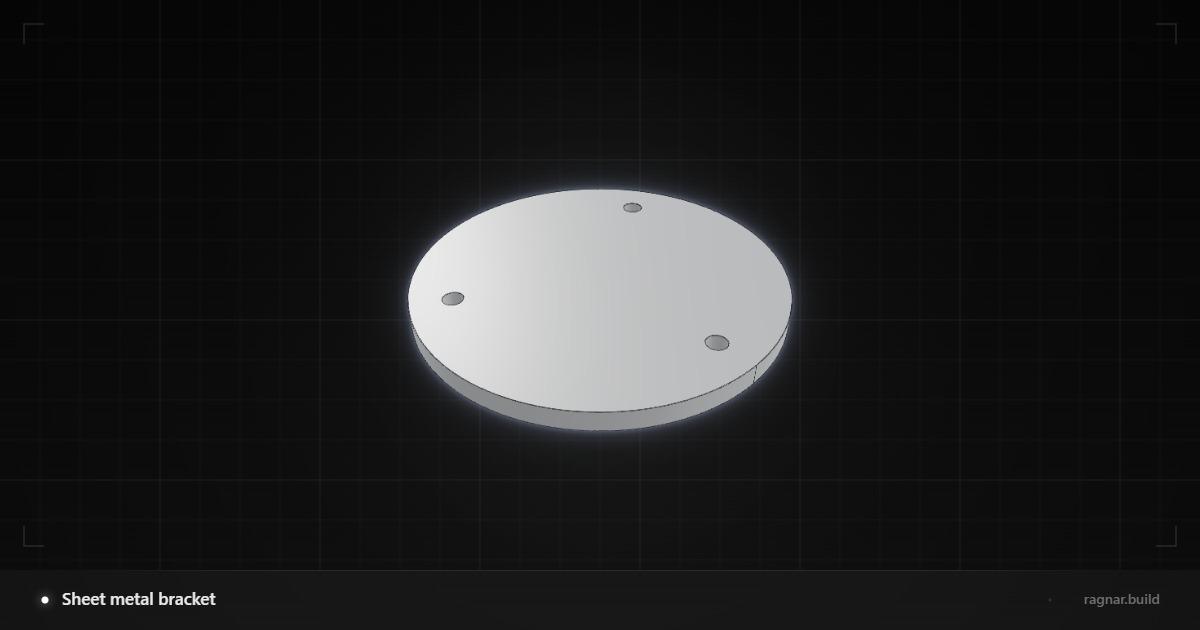 Sheet metal bracket