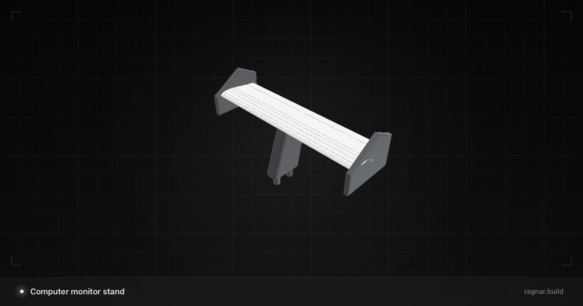 Computer monitor stand