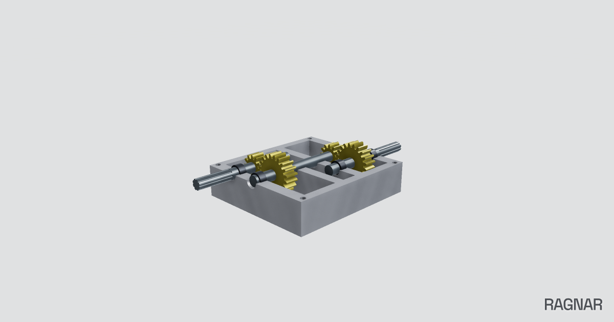 Two stage gearbox