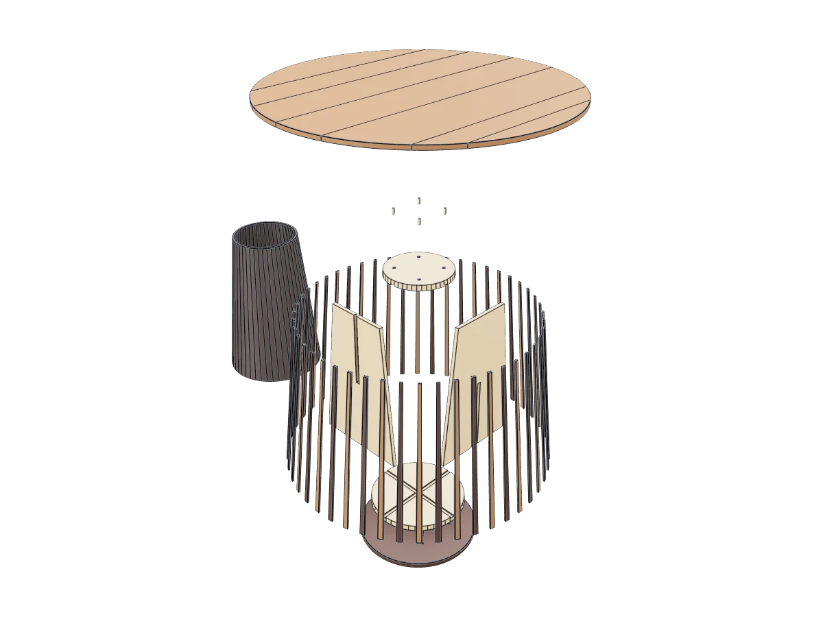 Round Dining Table