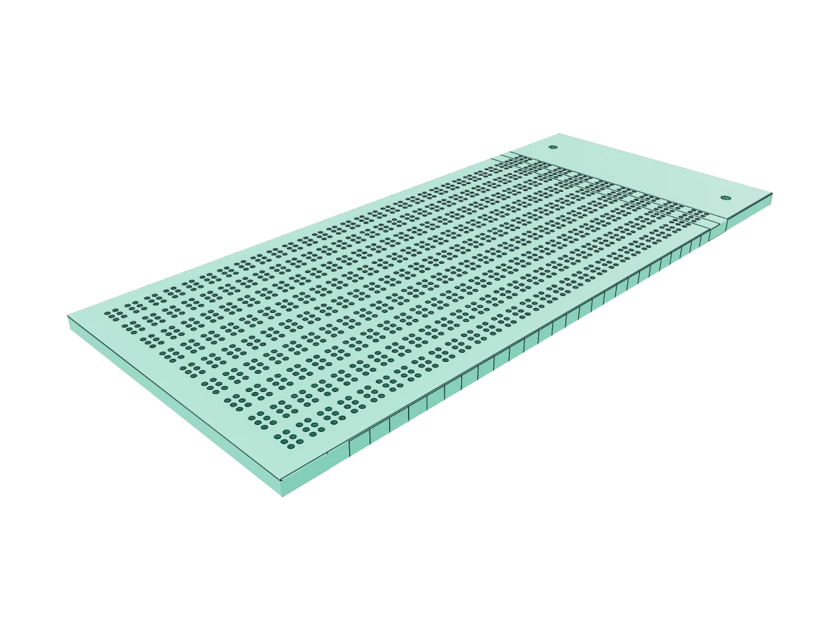 Rectangular Perforated Board