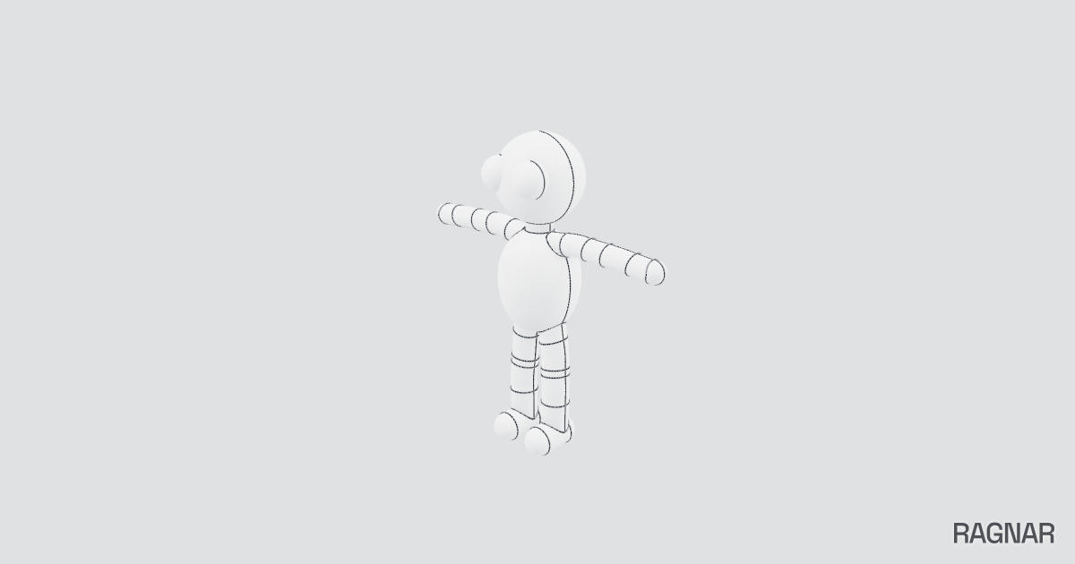 Stylized Humanoid Figurine