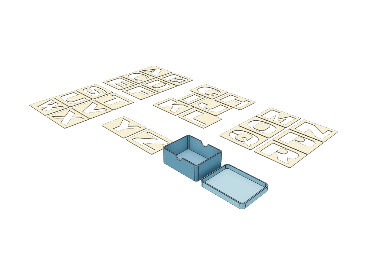 Alphabet Letter Stencils