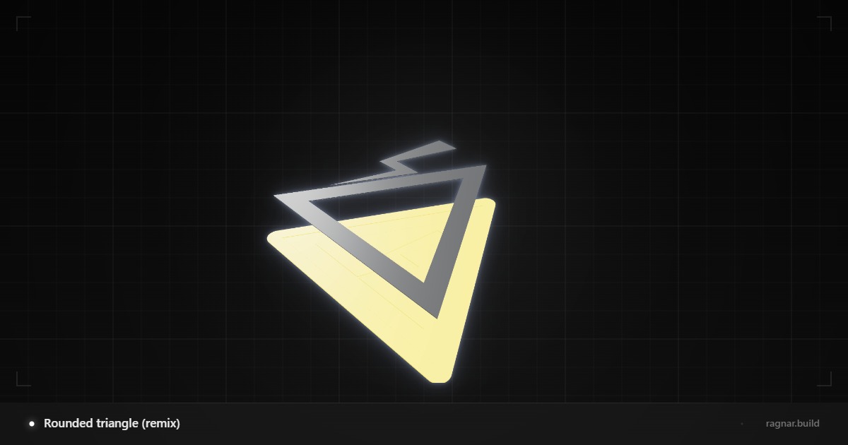 Rounded triangle (remix)