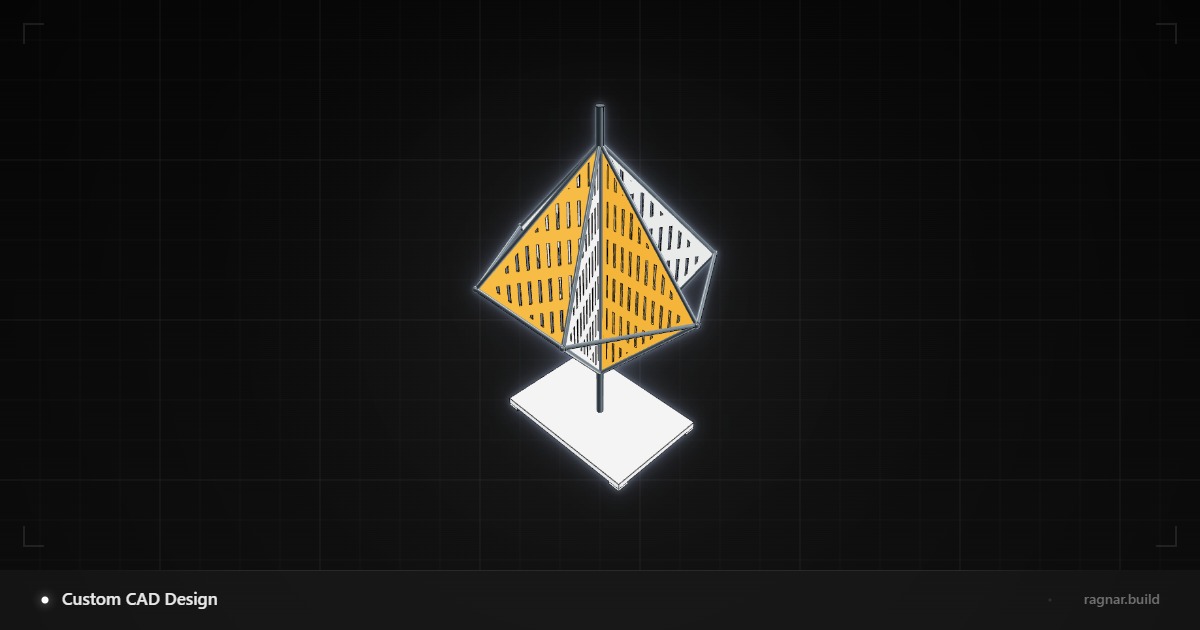 Decorative Geometric Trophy