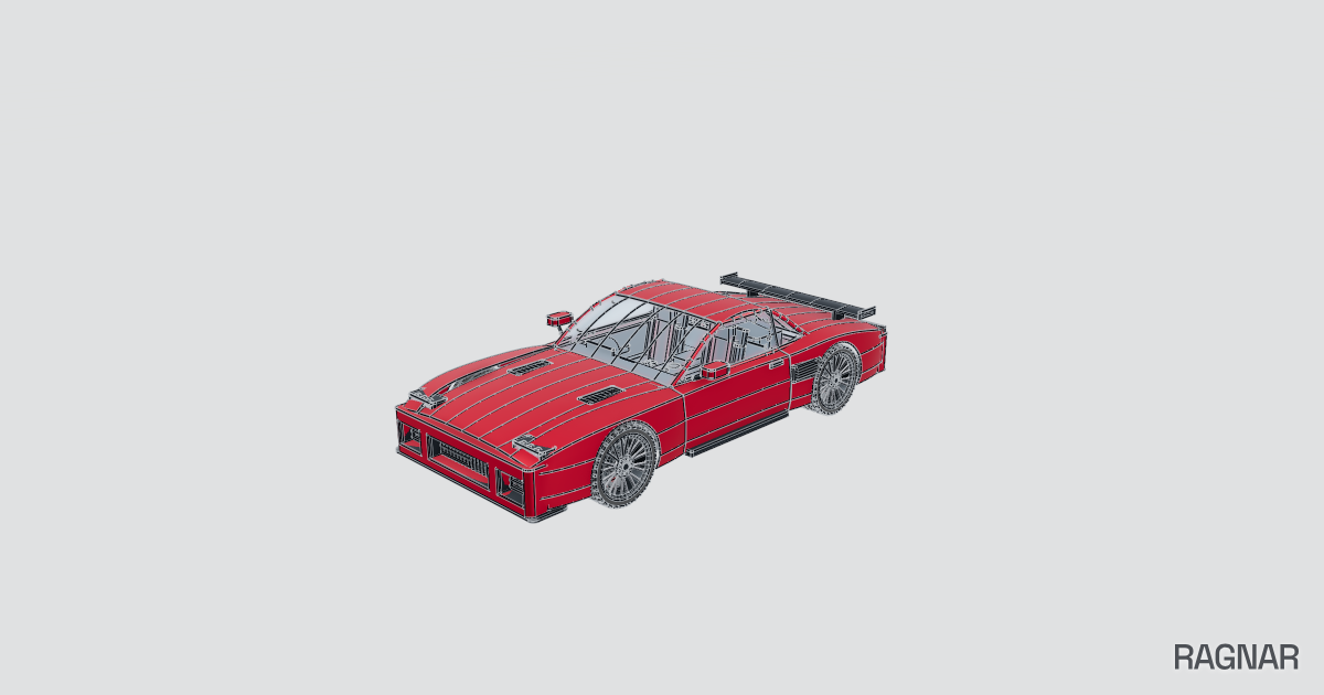 Detailed Sports Coupe