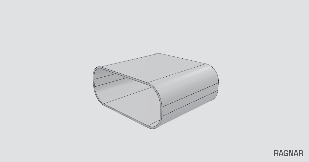 Rounded drawer enclosure