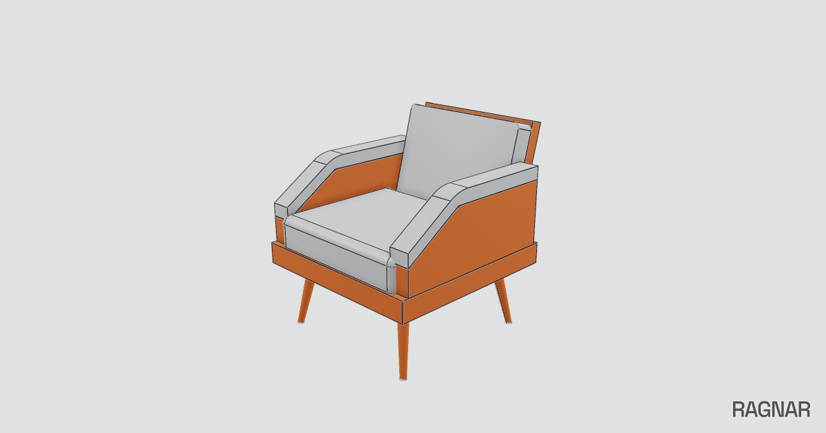 Upholstered Lounge Chair