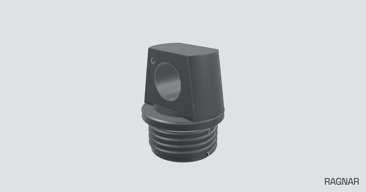 Threaded Cap with Mounting Hole