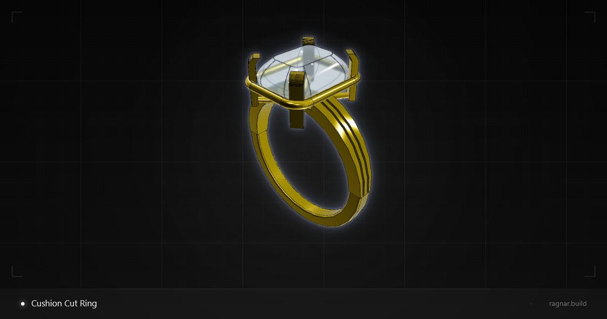 Cushion Cut Diamond Ring