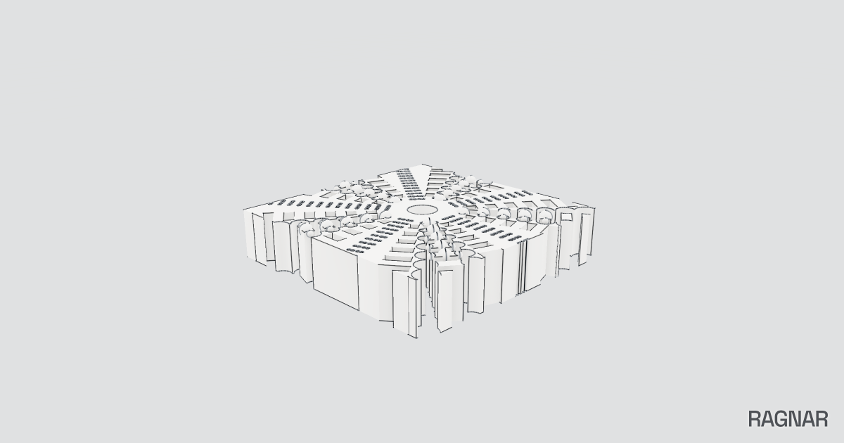 Bio-inspired square panel