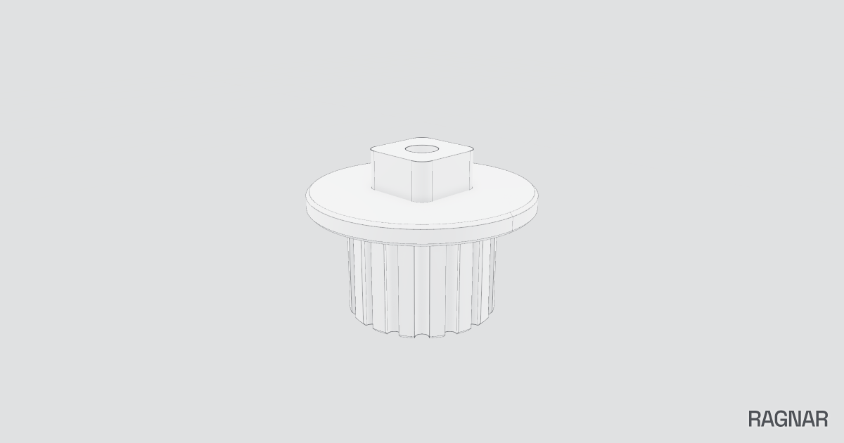 Splined Gear Cap