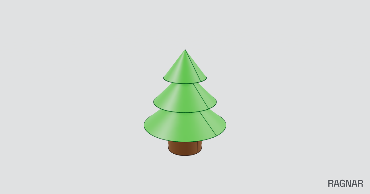 Magnetic tree model
