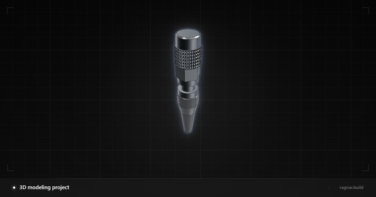 Knurled Industrial Connector