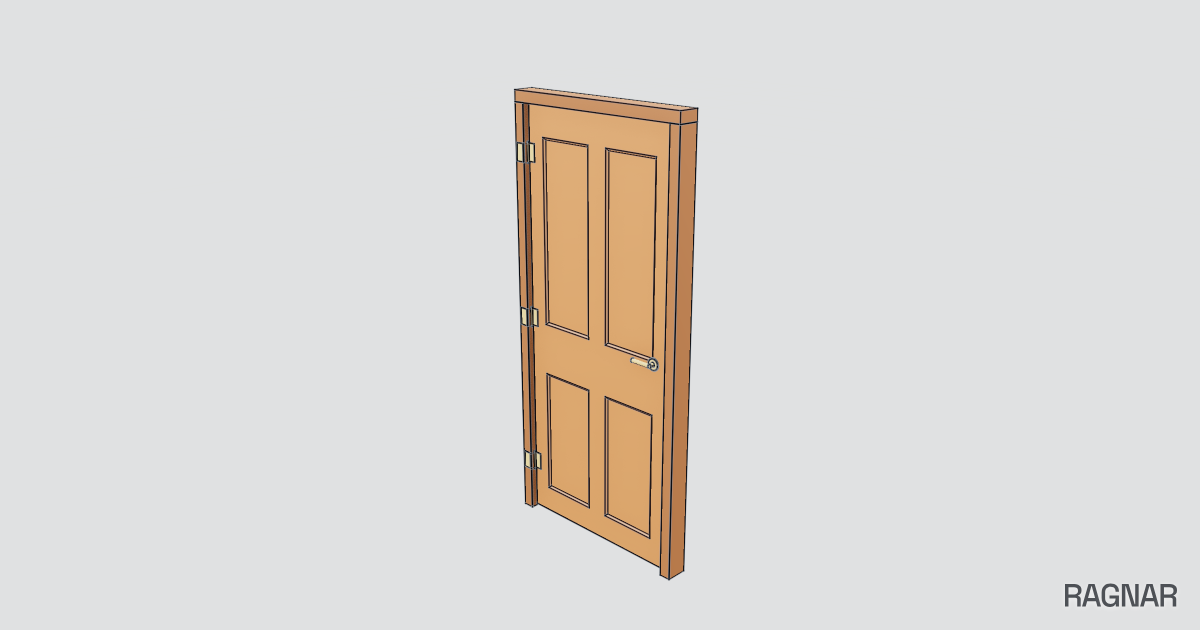 Wooden door