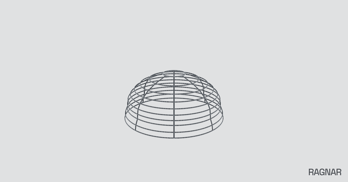 Large Hoopskirt Frame