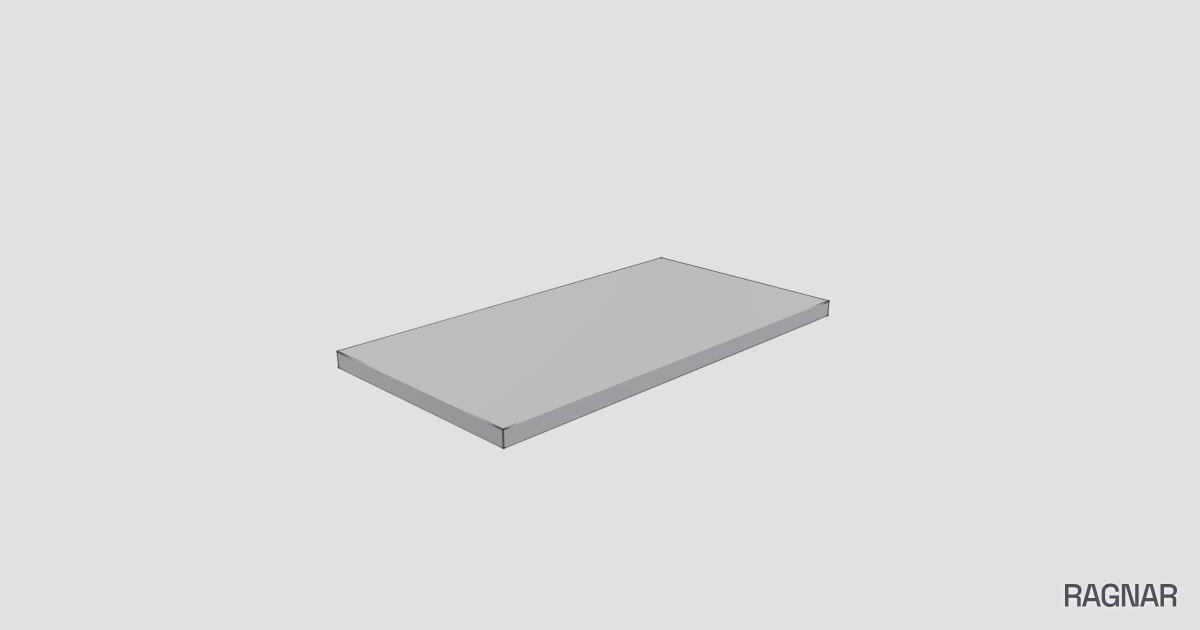 Rectangular plate