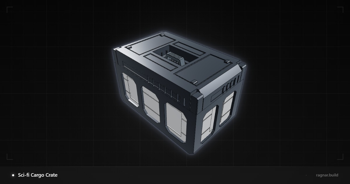 Sci-fi Storage Crate