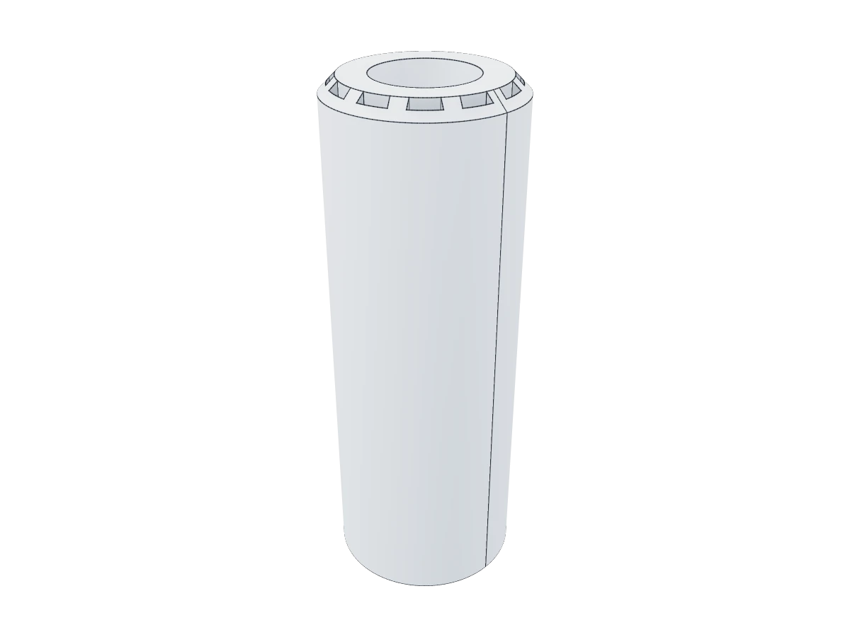 Ribbed Cylinder Sleeve
