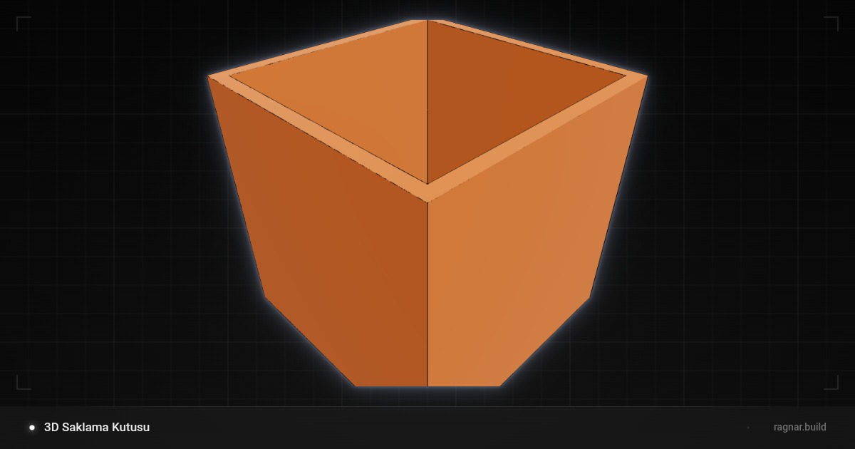 Open Wooden Box