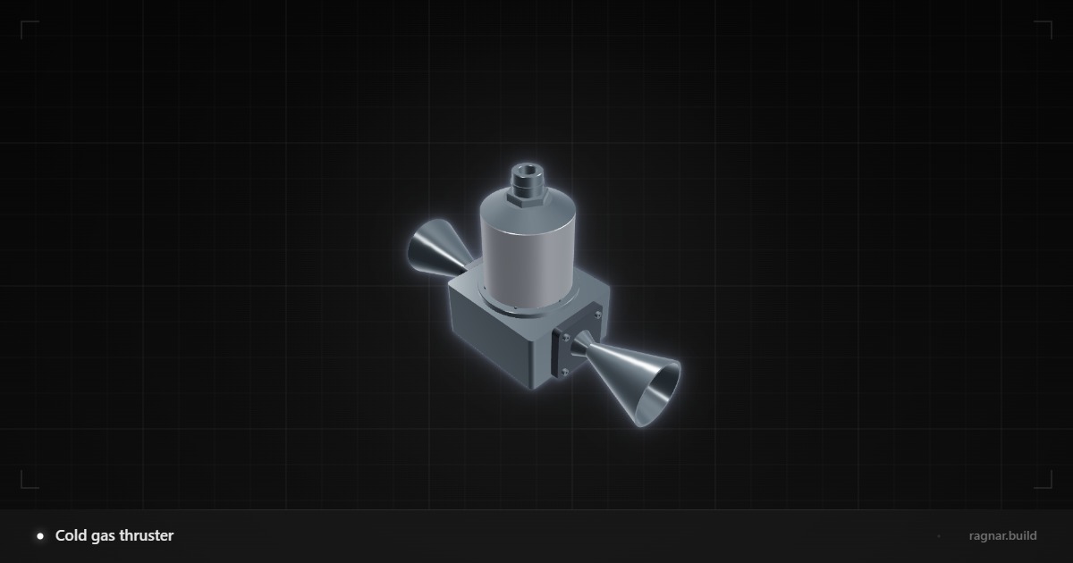 Cold gas thruster