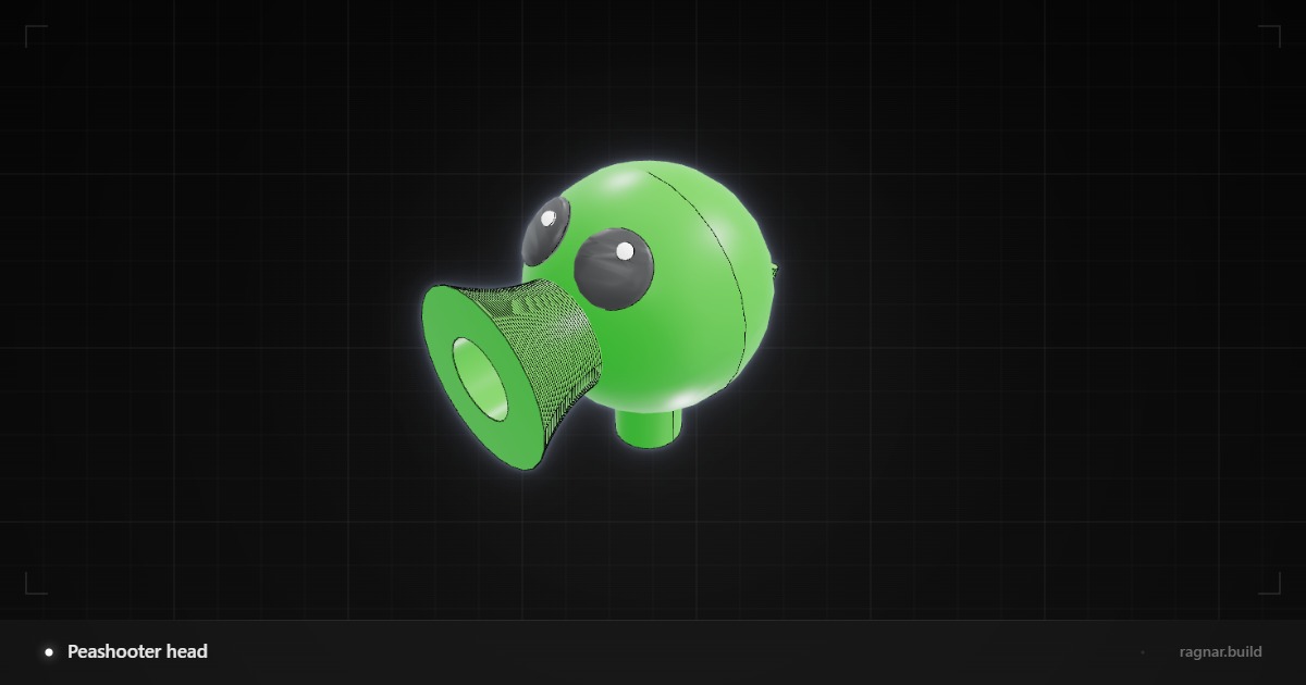 Stylized Creature Head