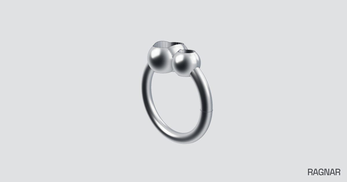 Bypass Gemstone Ring