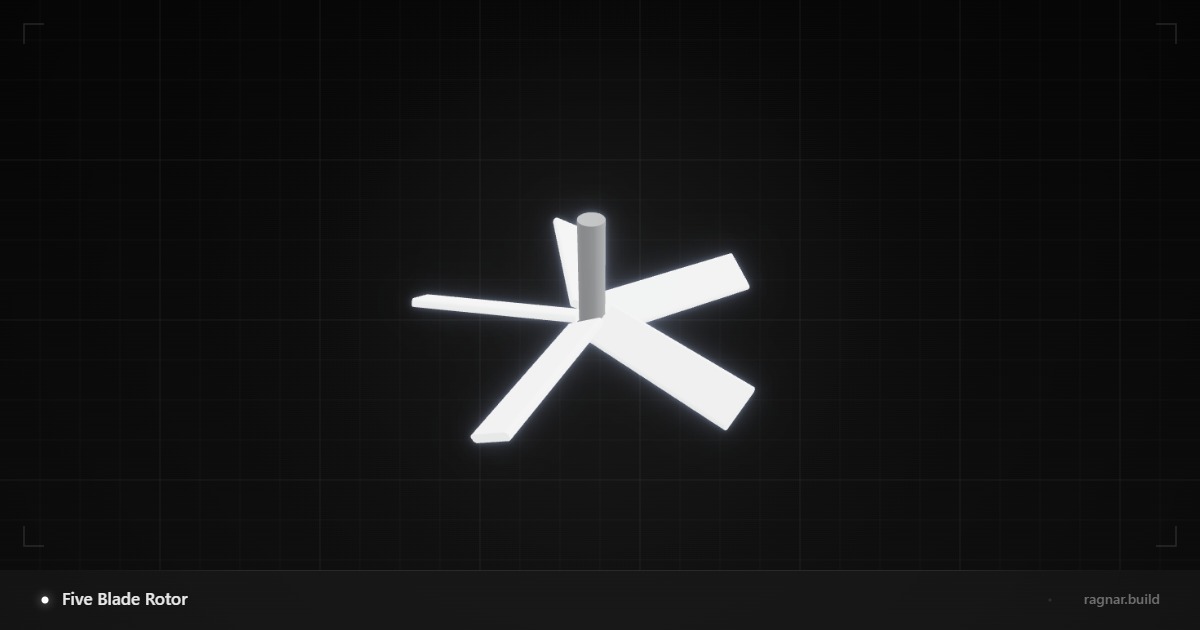 Five Blade Rotor