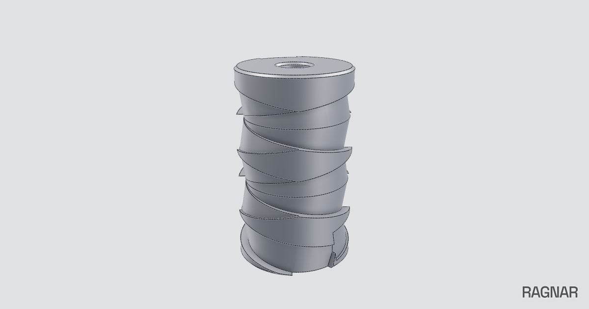 Thread winding drum