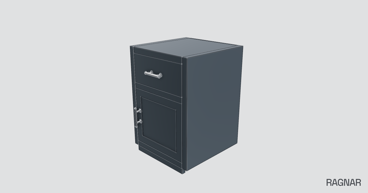 Split storage wardrobe