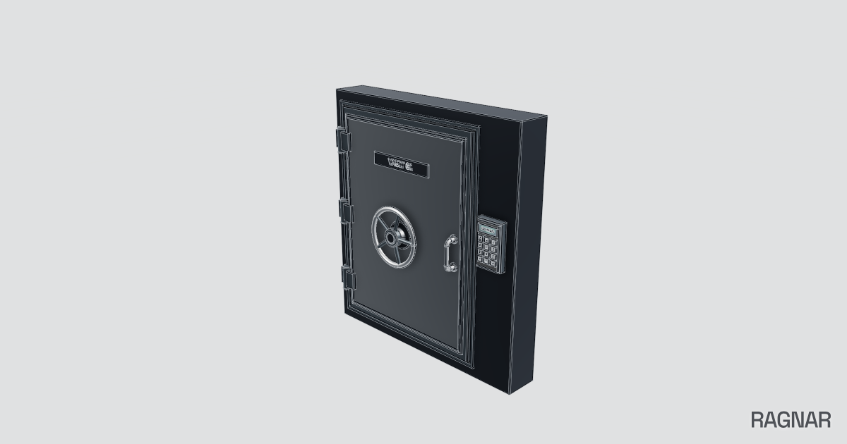 Giant safe door