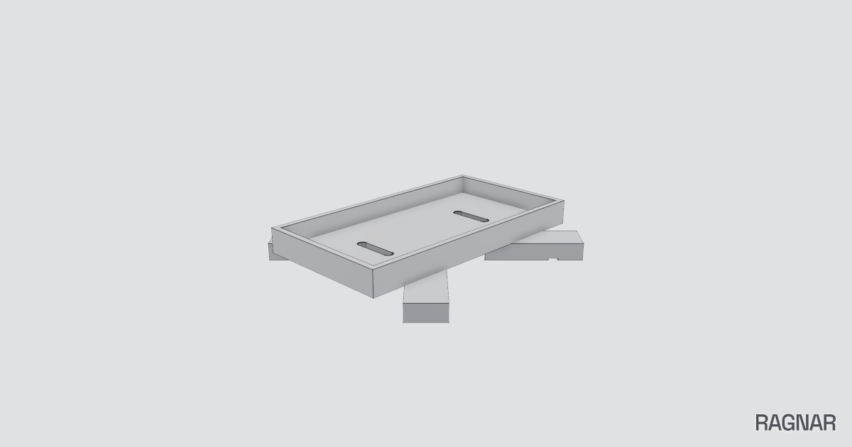 Octocopter Battery tray